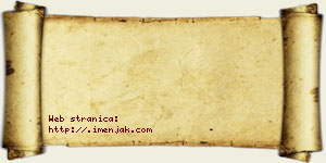 Janko Poznan vizit kartica